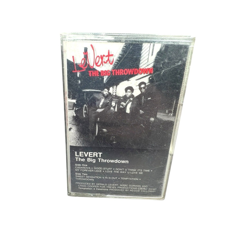 Levert - The Big Throwdown 1987 Cassette‎ Tape Casanova Vintage Audio Music